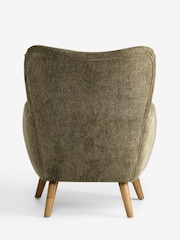 Cotswold Chenille Dark Green Wilson Highback Large Armchair - Image 6 of 6