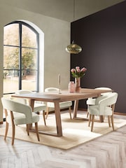 Natural Hector Mango Wood 8 to 10 Extending Dining Table - Image 1 of 8