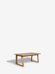 Natural Hector Mango Wood 8 to 10 Extending Dining Table - Image 5 of 8