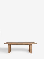 Natural Hector Mango Wood 8 to 10 Extending Dining Table - Image 7 of 8