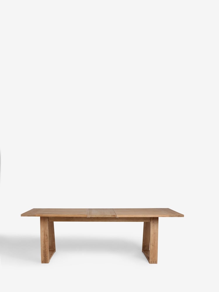 Natural Hector Mango Wood 8 to 10 Extending Dining Table - Image 9 of 9