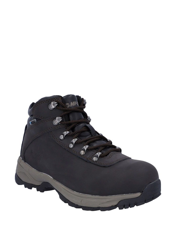 Hi-Tec Eurotrek Lite Waterproof Walking Brown Boots - Image 2 of 5