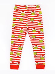 Vanilla Underground Blue The Grinch Boys Long Sleeve Long Leg 100% Cotton Pyjamas Christmas Set - Image 4 of 6