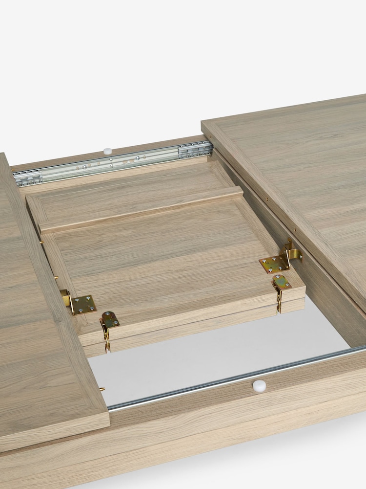 Light Natural Langton 6 to 8 Seater Extending Dining Table - Image 8 of 8