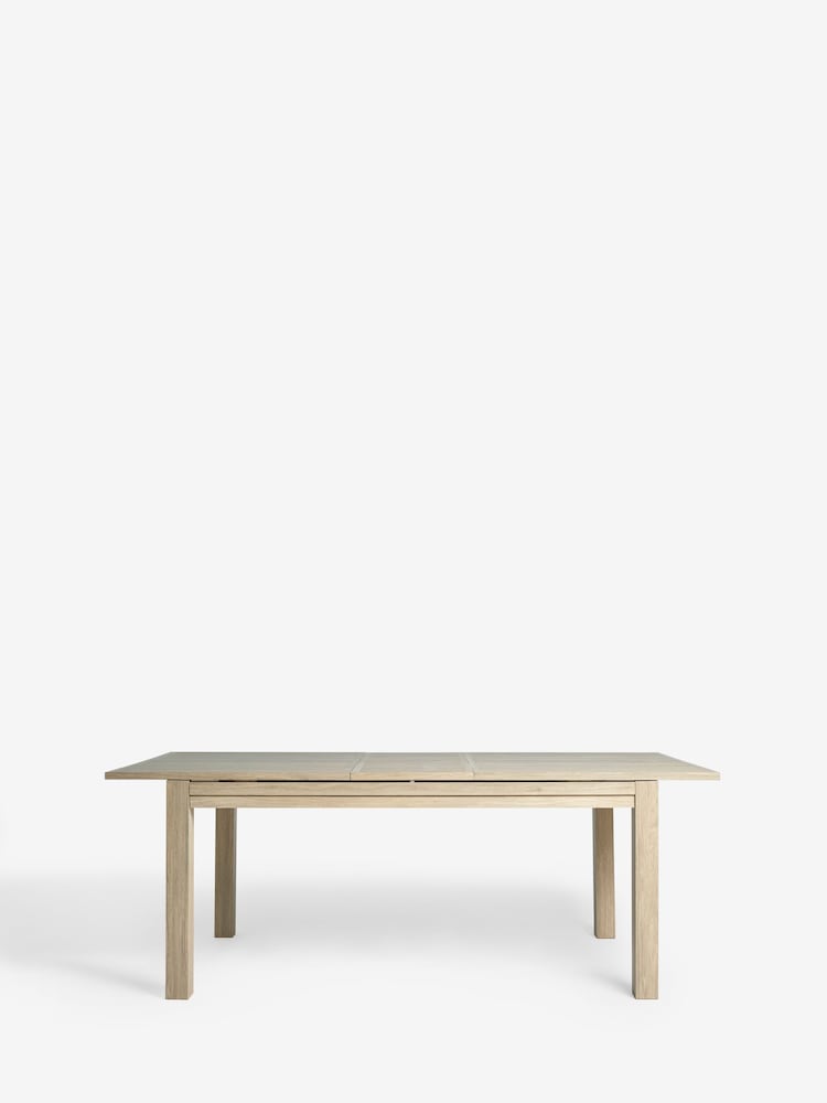 Light Natural Langton 6 to 8 Seater Extending Dining Table - Image 9 of 9