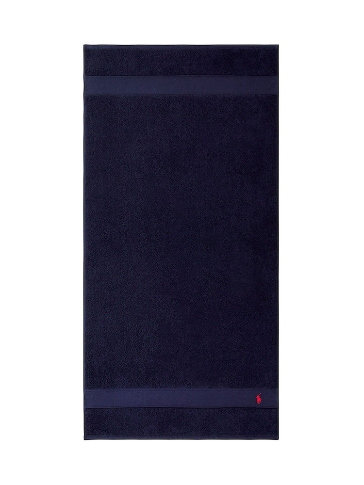 Ralph Lauren Newport Navy Polo Player Towel - Image 2 of 4 Ralph Lauren Newport Navy Polo Player Towel - Image 2 of 4