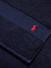 Ralph Lauren Newport Navy Polo Player Towel - Image 3 of 4