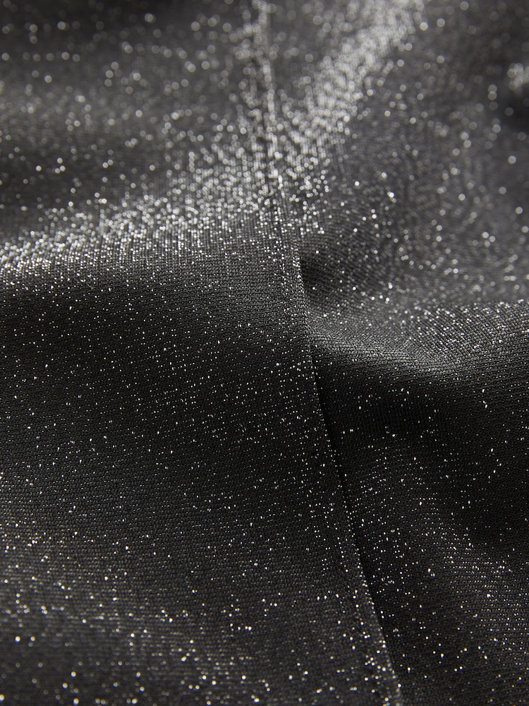 Metallic Glitter Jersey Leggings - Image 6 of 6