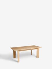 Light Natural Oak Effect Malvern 6 to 8 Seater Extending Dining Table - Image 7 of 8