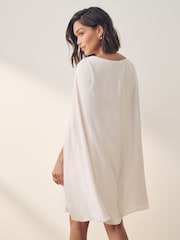 Lauren Ralph Lauren Petra Cape Georgette Cocktail Mini Dress - Image 3 of 5