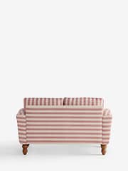 Bold Chenille Stripe Dark Pink Emory 2 Seater Sofa In A Box - Image 6 of 7