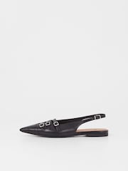 Vagabond Black Hermine Slingback Shoes - Image 1 of 3