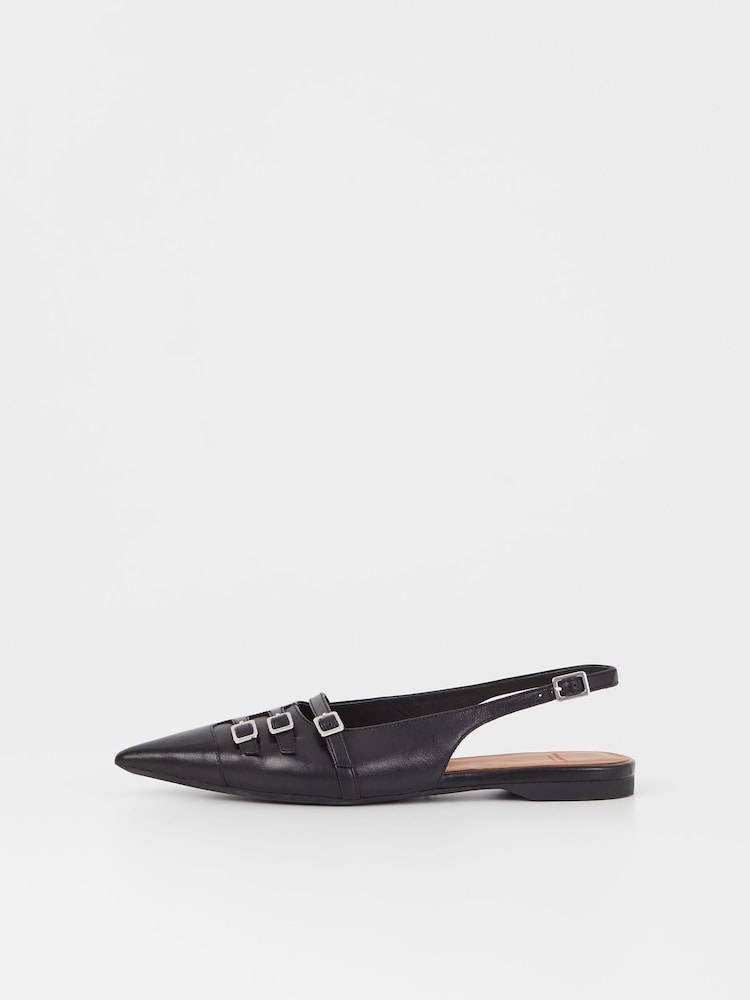 Vagabond Black Hermine Slingback Shoes - Image 1 of 3