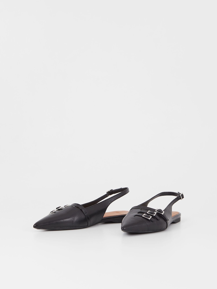 Vagabond Black Hermine Slingback Shoes - Image 2 of 3