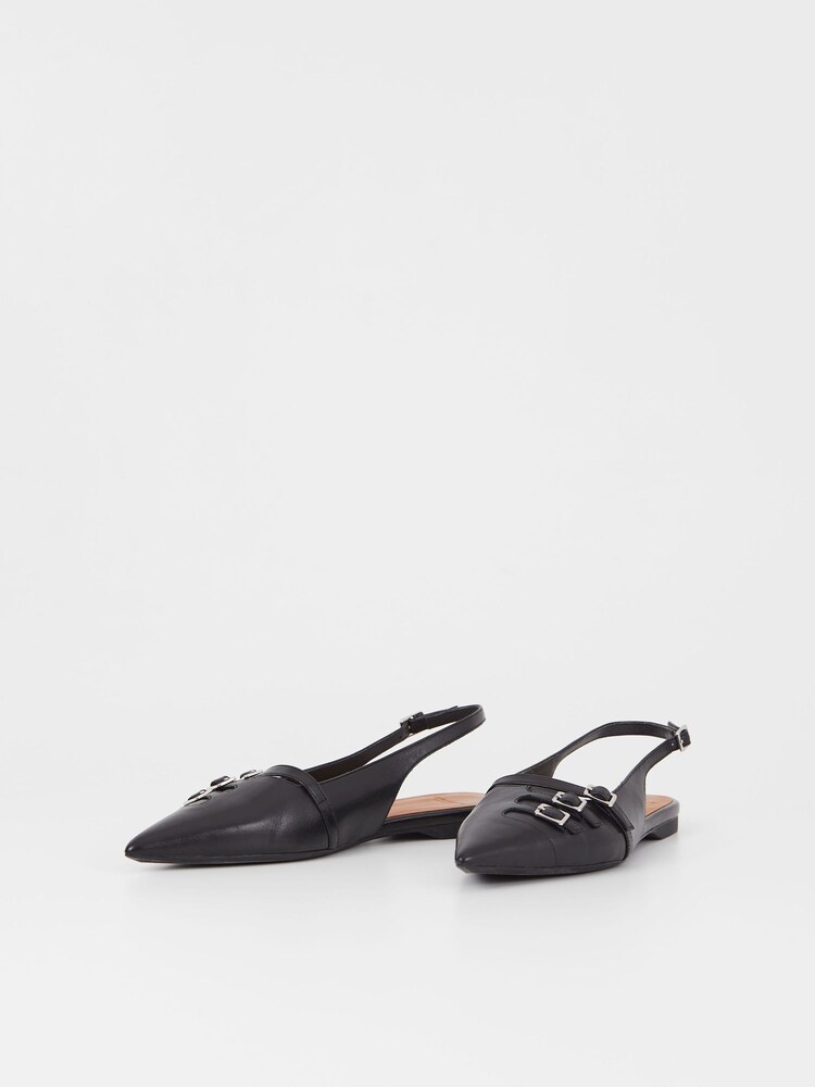 Vagabond Black Hermine Slingback Shoes - Image 2 of 3 Vagabond Black Hermine Slingback Shoes - Image 2 of 3
