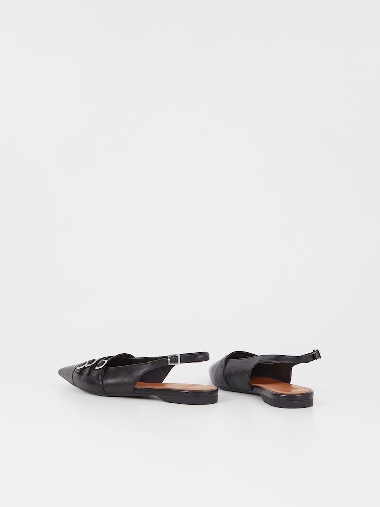 Vagabond Black Hermine Slingback Shoes - Image 3 of 3