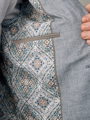 Chambray bleu - Ajustement régulier - Blazer Blend en lin texturé - Image 5 de 10
