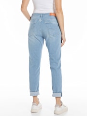 Replay Light Blue Denim Marty Boyfriend Fit Jeans - Image 3 of 3