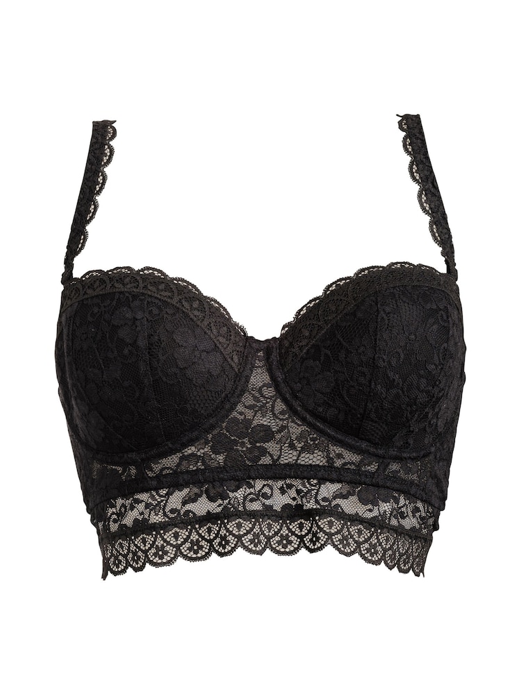 Pour Moi Black Strapless Rebel Plunge Bra - Image 5 of 6