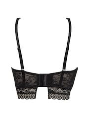 Pour Moi Black Strapless Rebel Padded Plunge Bra - Image 6 of 6