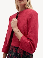 Hobbs Pink Prisha Jacket - Image 3 of 5