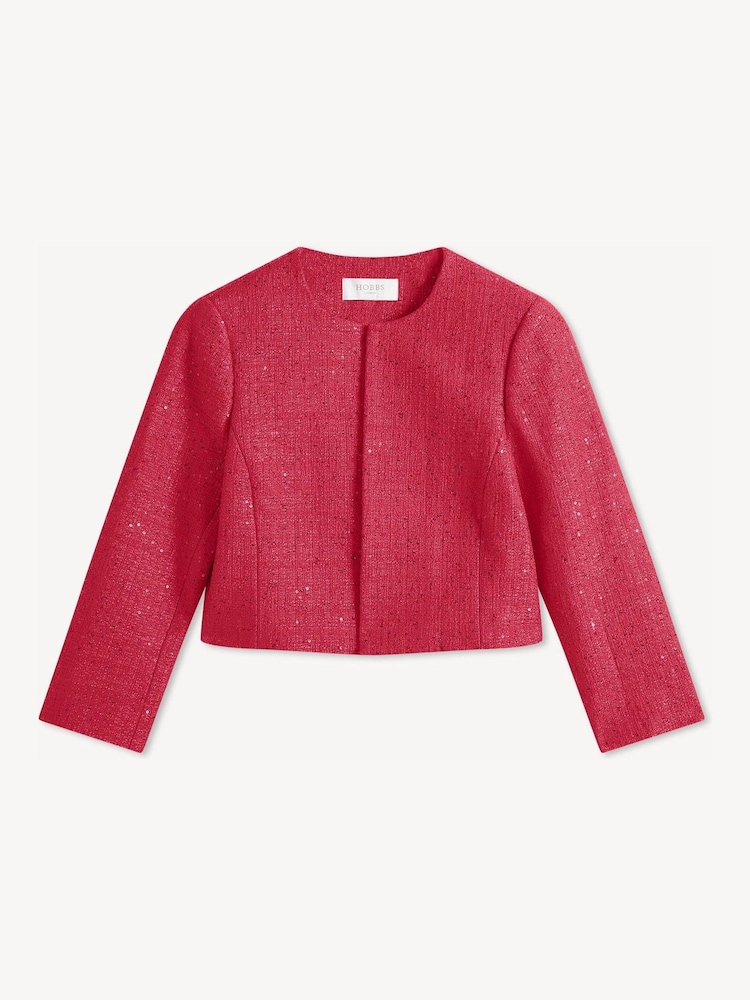 Hobbs Pink Prisha Jacket - Image 5 of 5 Hobbs Pink Prisha Jacket - Image 5 of 5
