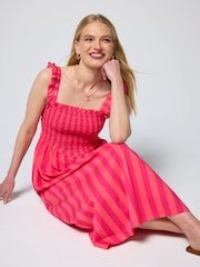 SCAMP & DUDE Pink Stripe Corset Sundress - Image 4 of 5