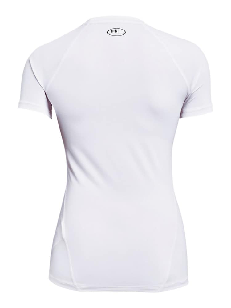 Under Armour White Under Armour Heat Gear Authentics Black T-Shirt - Image 8 of 8