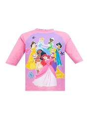 Character Pink Disney Princess 4 Piece Swim Set - Image 2 of 5