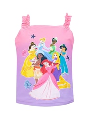 Character Pink Disney Princess 4 Piece Swim Set - Image 4 of 5