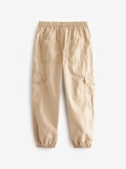 Neutral Jersey Lined Parachute Cargo Trousers (3-16yrs) - Image 5 of 7