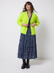 SCAMP & DUDE Yellow Button Through Cardigan - Image 4 of 6