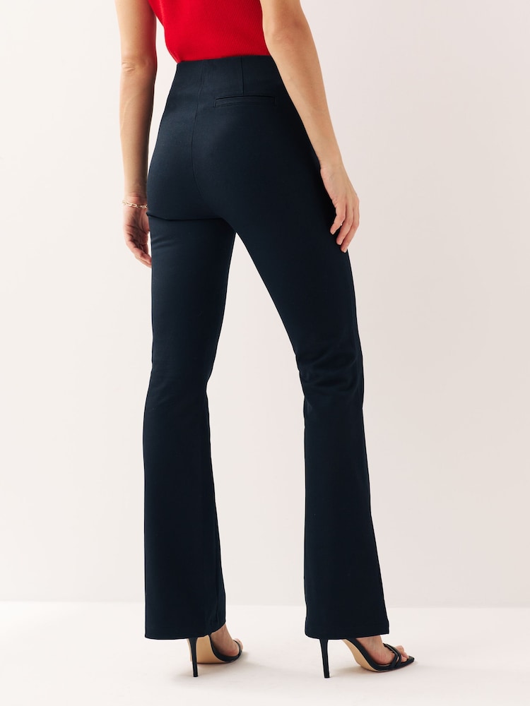 Navy Bootcut Trousers - Image 2 of 6