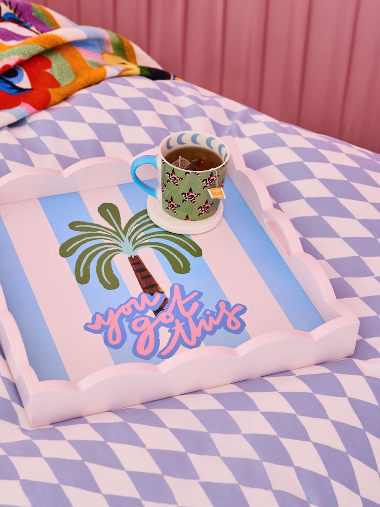 Eleanor Bowmer Pink You Got This Tray Table - Image 2 of 5