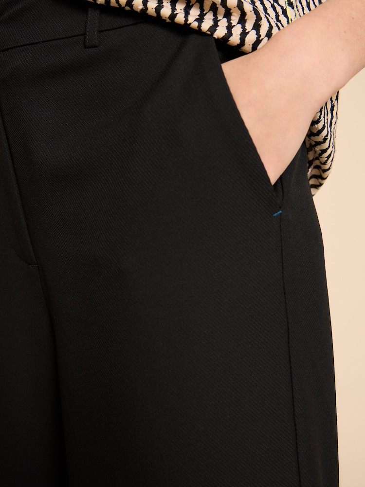 White Stuff Black Wide Leg Belle Trousers - Image 5 of 5 White Stuff Black Wide Leg Belle Trousers - Image 5 of 5
