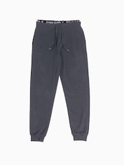 Pineapple Charcoal Grey Double Waistband Joggers - Image 3 of 4