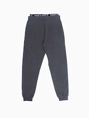 Pineapple Charcoal Grey Double Waistband Joggers - Image 4 of 4