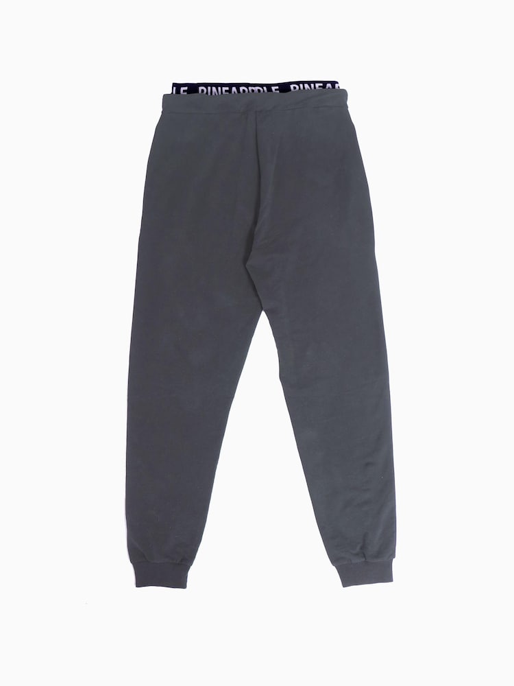 Pineapple Charcoal Grey Double Waistband Joggers - Image 4 of 4