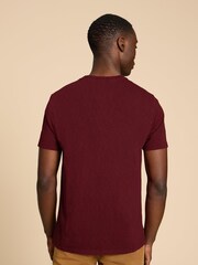 White Stuff Red Abersoch 100% Cotton Short Sleeve T-Shirt - Image 2 of 9