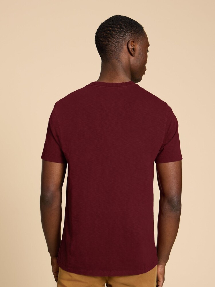 White Stuff Red Abersoch 100% Cotton Short Sleeve T-Shirt - Image 2 of 9