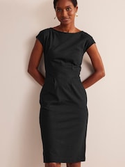 Boden Black 100% Cotton Petite Florrie Jersey Dress - Image 1 of 5