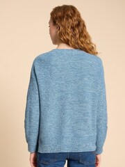White Stuff Blue Northbank Jumper - Image 2 of 6