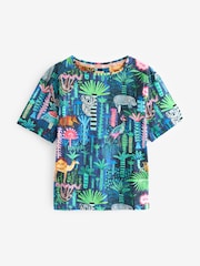 Blue Lucy Tiffney at Next Cotton Short Sleeve Pyjamas - Image 7 of 8