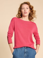 White Stuff Pink Olive Jumper - Image 1 of 7