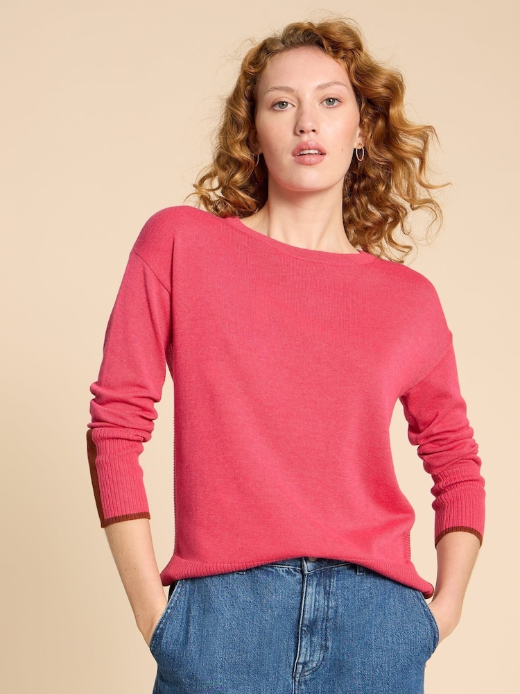White Stuff Pink Olive Jumper - Image 1 of 7