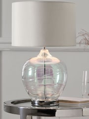 Iridescent Drizzle Table Small Lamp - Image 1 of 7