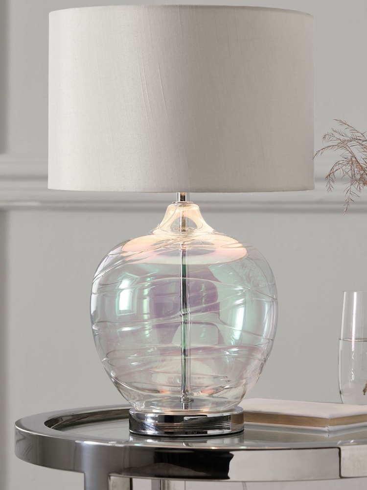 Iridescent Drizzle Table Small Lamp - Image 1 of 7
