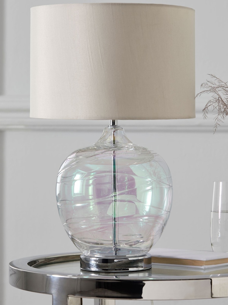 Iridescent Drizzle Table Small Lamp - Image 2 of 7