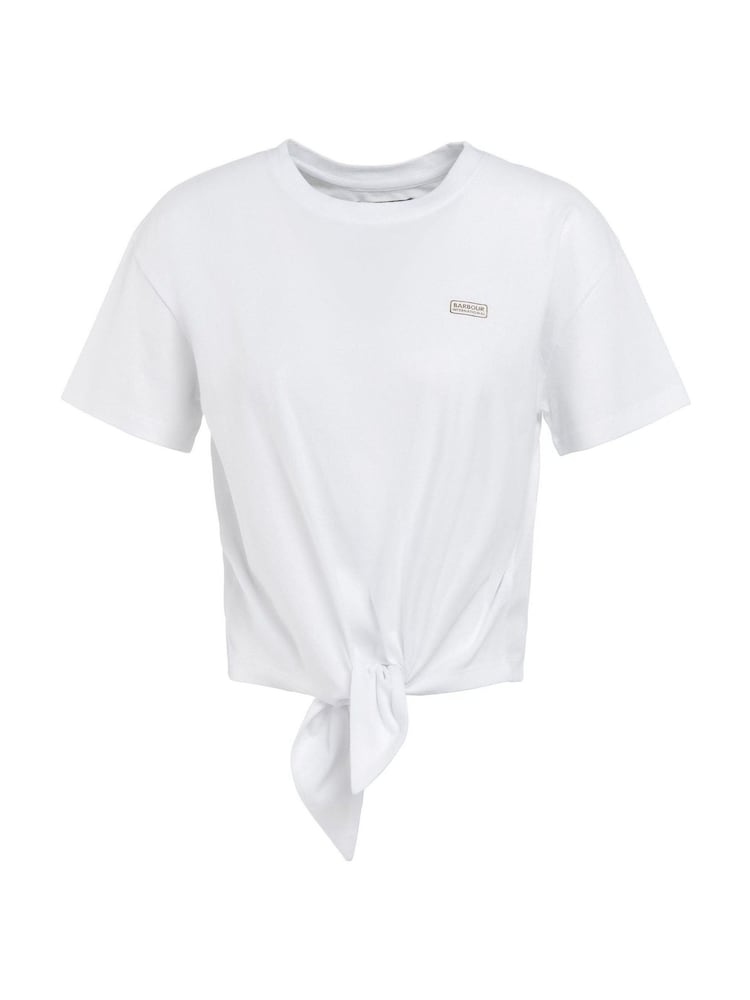 Barbour® International Soules Tie Front T-Shirt - Image 6 of 6