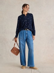 White Stuff Dark Blue Sophie Shirt - Image 3 of 7